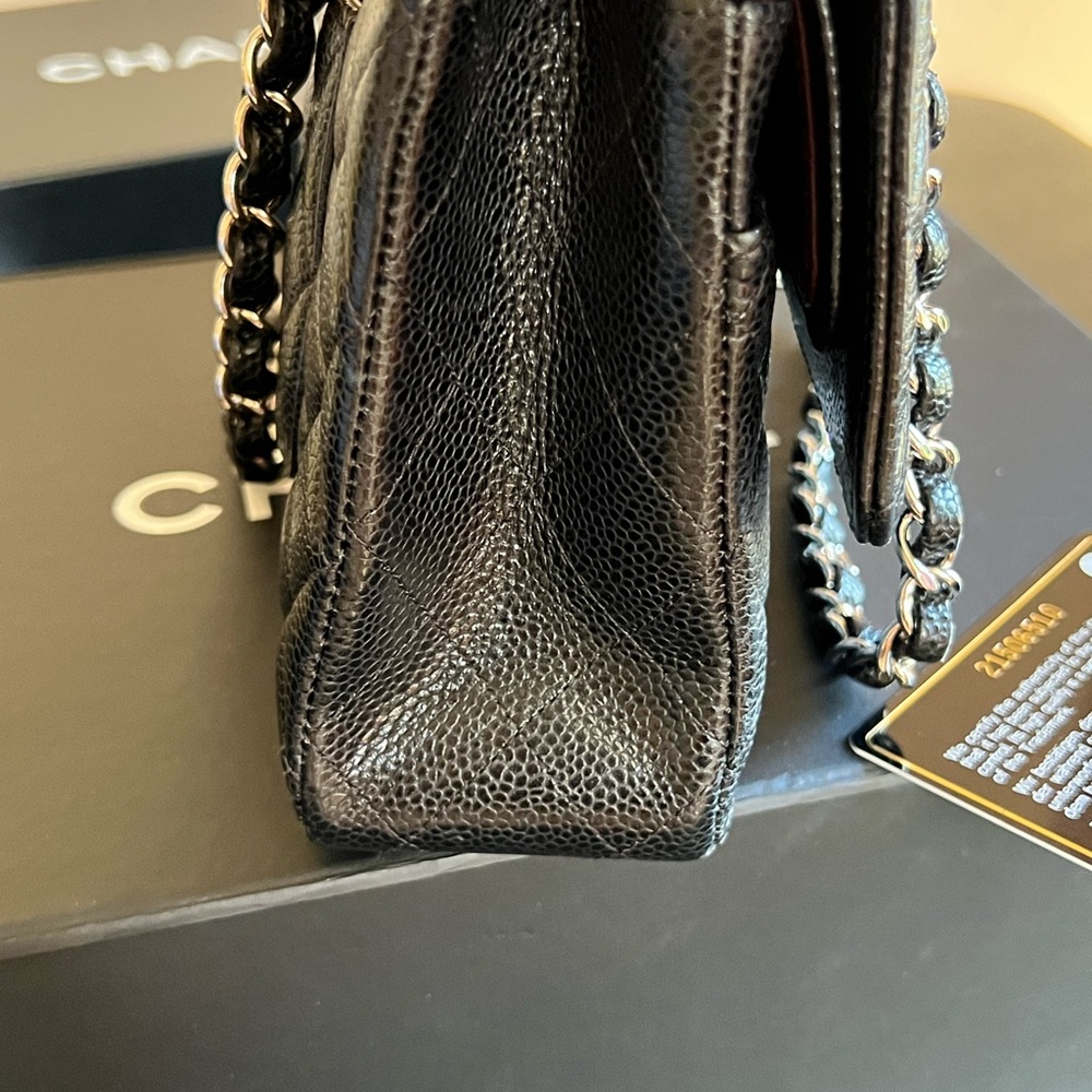 Chanel Classic Double Flap in Medium Caviar Leather 11 Series FULL SET PRISTINE - Picture 4 of 16